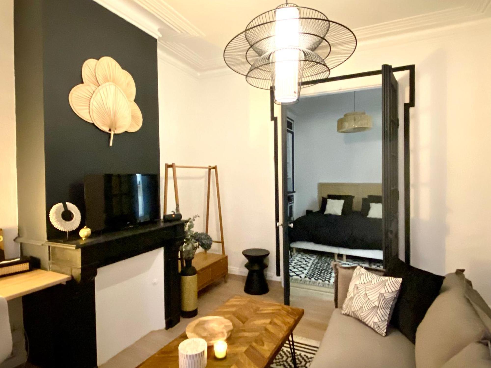 L'Art Appart' - T2 - Lit King Size - Proche Centre Amiens Bagian luar foto