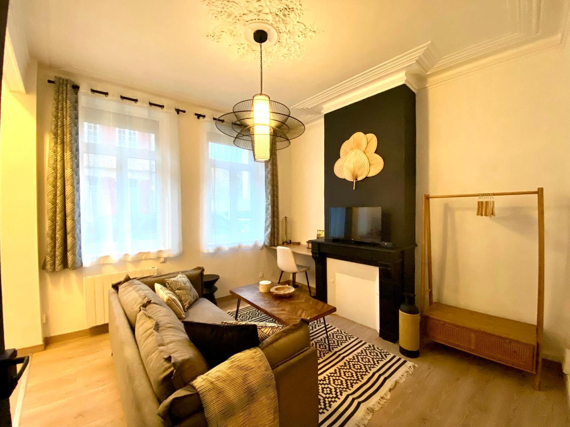 L'Art Appart' - T2 - Lit King Size - Proche Centre Amiens Bagian luar foto