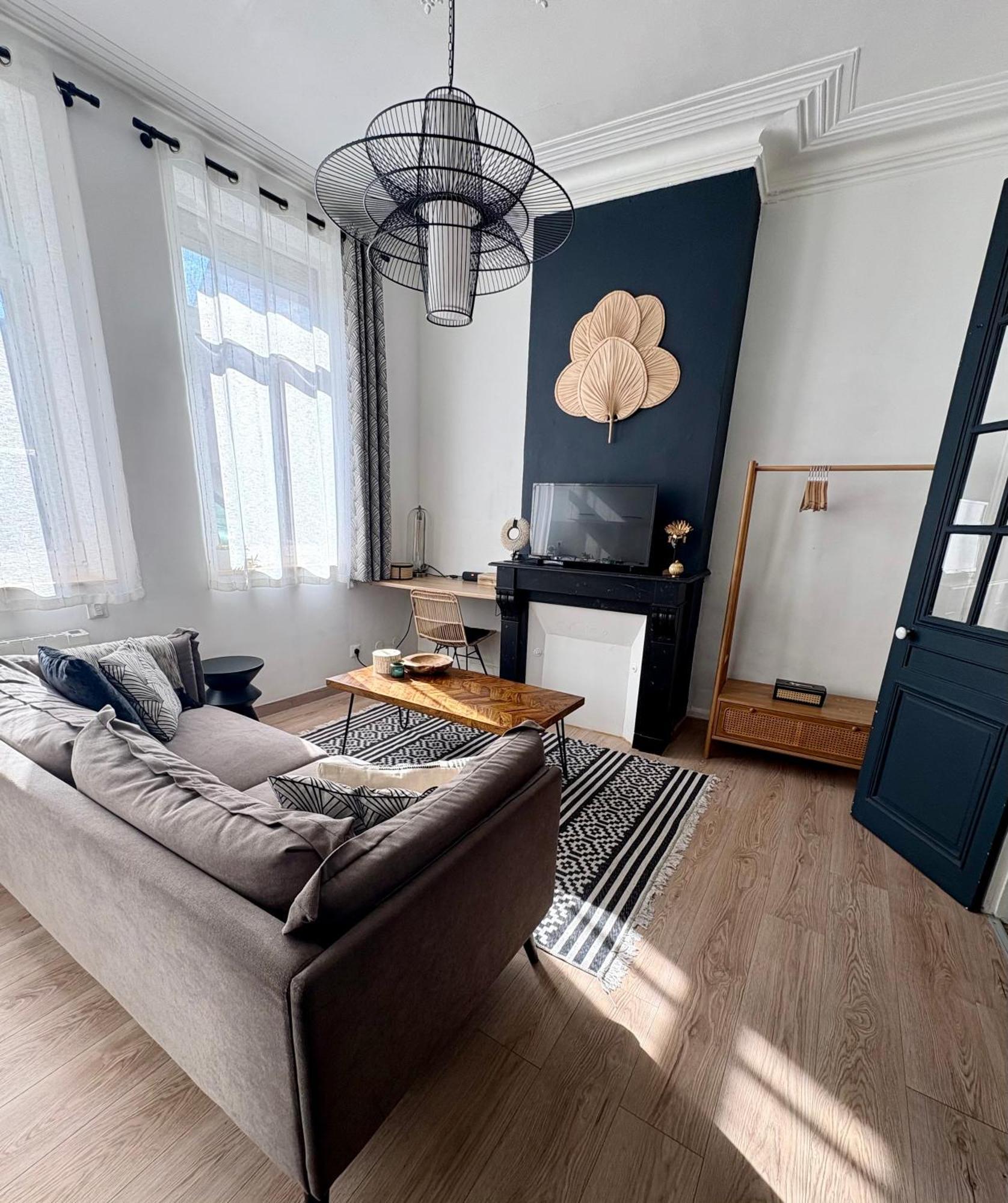 L'Art Appart' - T2 - Lit King Size - Proche Centre Amiens Bagian luar foto